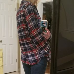 Trendy oversized flannel